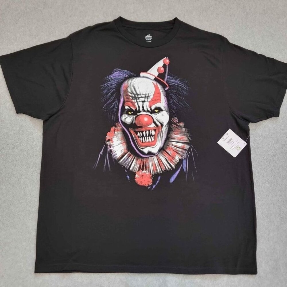 Halloween Clown Graphic Tee NEW Men's Size 2XL #688